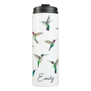 Custom North American Hummingbirds Thermal Tumbler Thermosbecher