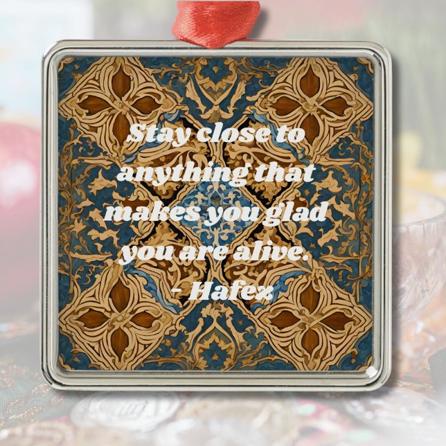 Custom Nowruz iranisches Neujahrsgeschenk Khatam A Ornament Aus Metall (Custom Nowruz Iranian New Year Gift Khatam Art)