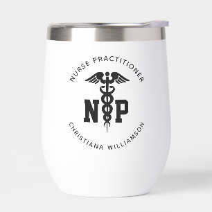 Custom NP Nurse Practitioner Abschluss Caduceus
