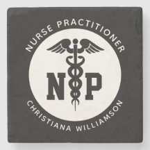 Custom NP Nurse Practitioner Abschluss Caduceus