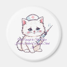 Custom Nurse Cat Skilled Enough