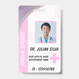 Custom Nurse ID Badge for Healthcare Employees Ausweis