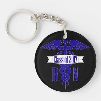 Custom Nursing School Abschluss 2017 RN Key Chain Schlüsselanhänger