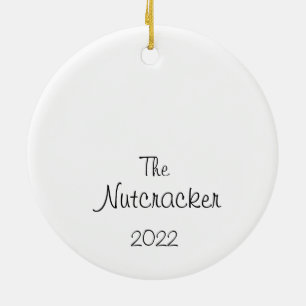 Custom Nutcracker Blume/Arabian Coffee/Snow Keramik Ornament