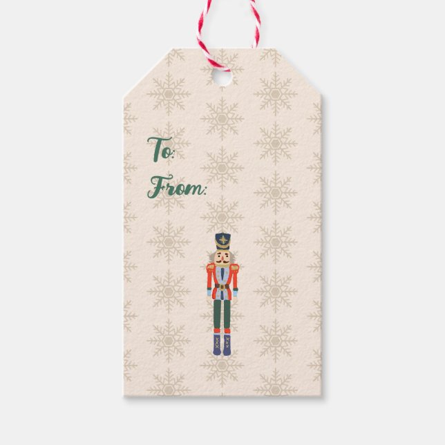 Custom Nutcracker Name Illustration  Geschenkanhänger (Vorderseite)