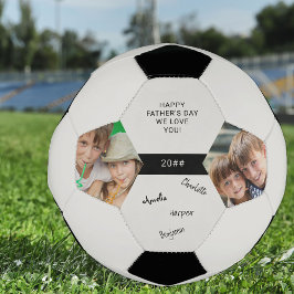 Custom Occasion 2 Foto signierter Fußballball Fußball