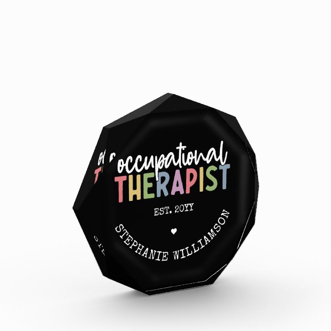 Custom Occupational Therapist OT Geschenke Fotoblock (Links)