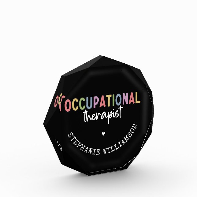 Custom Occupational Therapist OT Geschenke Fotoblock (Links)