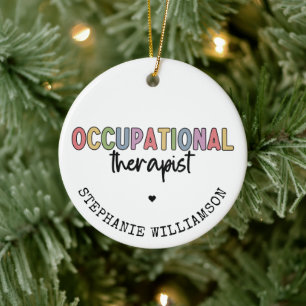 Custom Occupational Therapist OT Geschenke Keramik Ornament