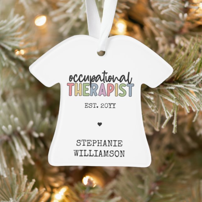 Custom Occupational Therapist OT Geschenke Ornament (Baum)