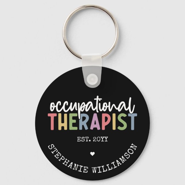 Custom Occupational Therapist OT Geschenke Schlüsselanhänger (Vorderseite)