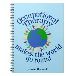 Custom Occupational Therapist World Niedlich Blue Notizblock