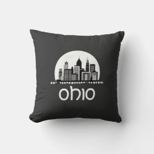 Custom Ohio Skyline Kissen
