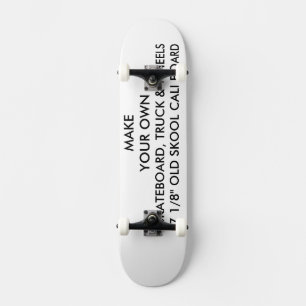 Custom Old Skool 8,5" Skateboard, LKW & Wheels Skateboard