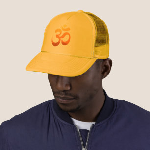 Custom Om Mantra Symbol Mens Womens Unisex Truckerkappe
