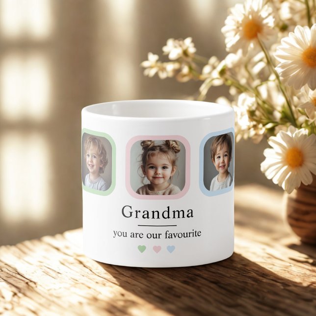 Custom Oma | "Du bist unser Lieblingsgeschenk" Espressotasse (Von Creator hochgeladen)