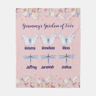Custom Oma Garden of Liebe Gift Fleecedecke
