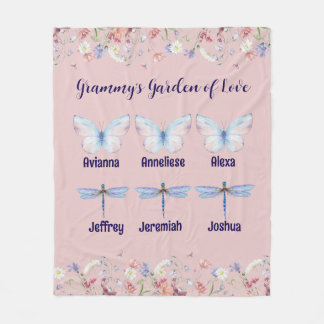 Custom Oma Garden of Liebe Gift Fleecedecke