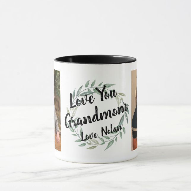 Custom Oma Opa Foto Tasse von Großkind (Zentrum)