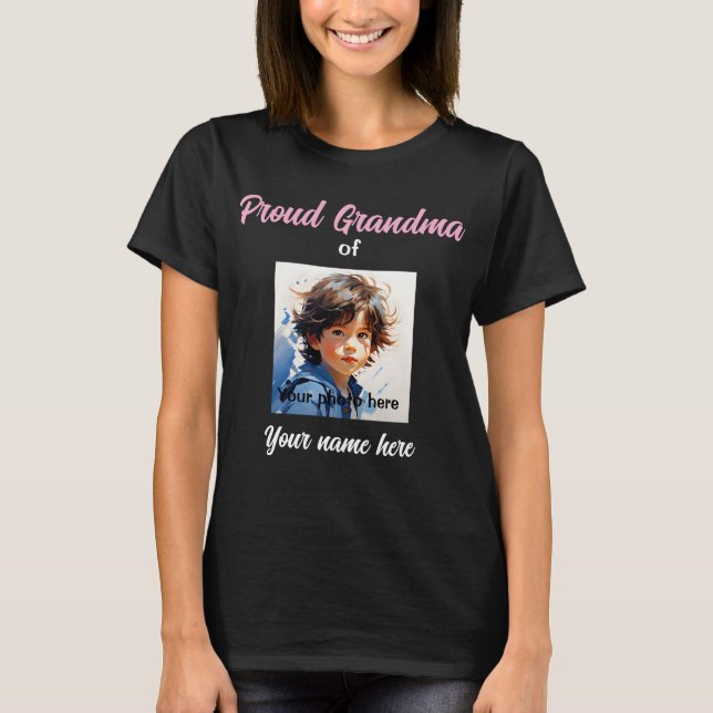 Custom Oma Shirt - Personalisiertes Geschenk für s (Vorderseite)