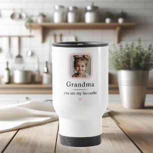 Custom Oma Travel Mug   "Du bist mein Liebling. Reisebecher