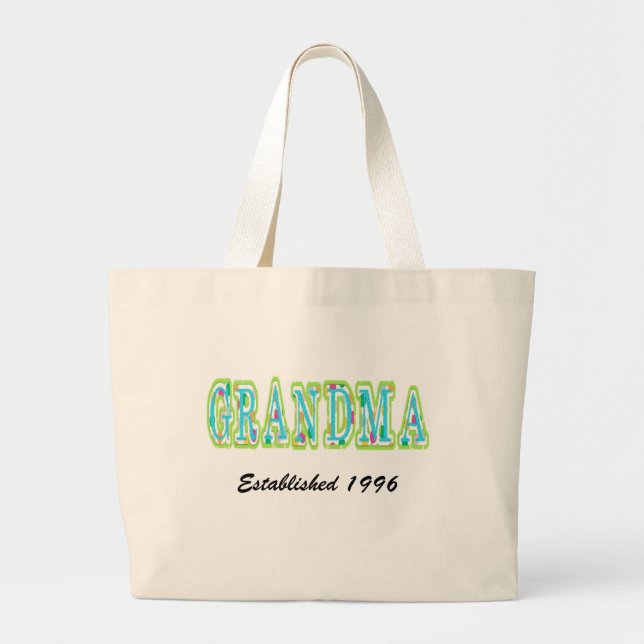 Custom Oma's Tote Bag Jumbo Stoffbeutel (Vorne)