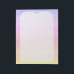 CUSTOM Ombre Watercolor TO-DO-Liste Einkaufshinwei Notizblock<br><div class="desc">Machen Sie Ihre Shopping-Listen stilvoll mit diesem maßgeschneiderten Einkaufs-,  Speisen- oder Liste-Notizblock. Passen Sie Ihre Bedürfnisse an oder fügen Sie Anzug hinzu. Fügen Sie Zeilen hinzu,  wenn Sie möchten. Karo in meinem Shop für mehr Größen und Stile!</div>