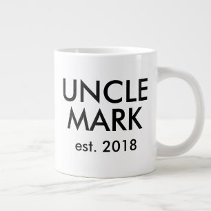 Custom Oncle Tasse Neue Baby Schwangerschaft Ankün