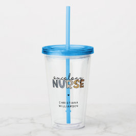 Custom Oncology Nurse Oncology RN Geschenke Acryltrinkbecher