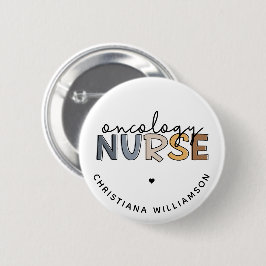 Custom Oncology Nurse Oncology RN Geschenke Button