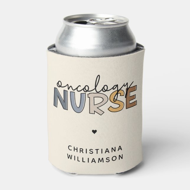 Custom Oncology Nurse Oncology RN Geschenke Dosenkühler (Kanne Vorderseite)