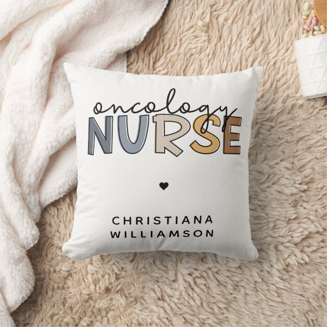Custom Oncology Nurse Oncology RN Geschenke Kissen (Decke)