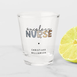 Custom Oncology Nurse Oncology RN Geschenke Schnapsglas