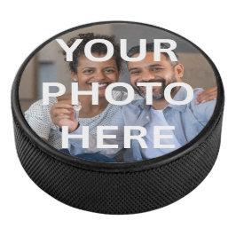 Custom One-of-a-Kind Personalized Photo Eishockey Puck