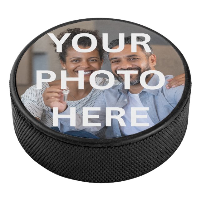 Custom One-of-a-Kind Personalized Photo Eishockey Puck (3/4)