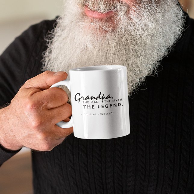 Custom Opa. Der Mann. Der Mythos Die Legende. Kaffeetasse (Von Creator hochgeladen)