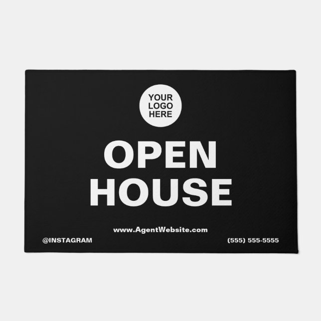 Custom OPEN HOSE Doormat Fußmatte (Vorderseite)