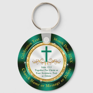 Custom Order of Pastor Leo, Green Church Schlüsse Schlüsselanhänger