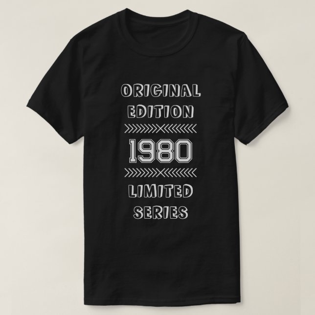 Custom Original Edition Birthday T-Shirt (Design vorne)