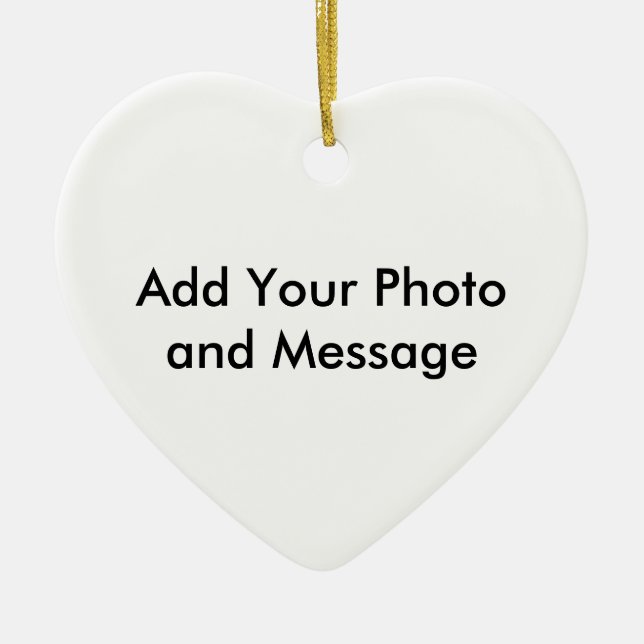 Custom Ornament Heart (Vorne)