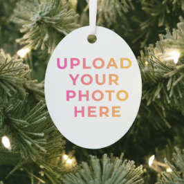 Custom Ornament | Photo, Name & Family Keepsake Aus Metall