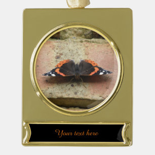 Custom Ornament Red Admiral Butterfly