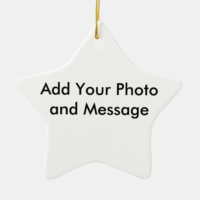 Custom Ornament Star (Vorne)
