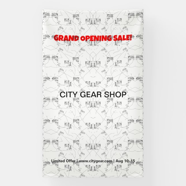 Custom Outdoor Vinyl Banners | Vollfarbe Banner (Vertikal)