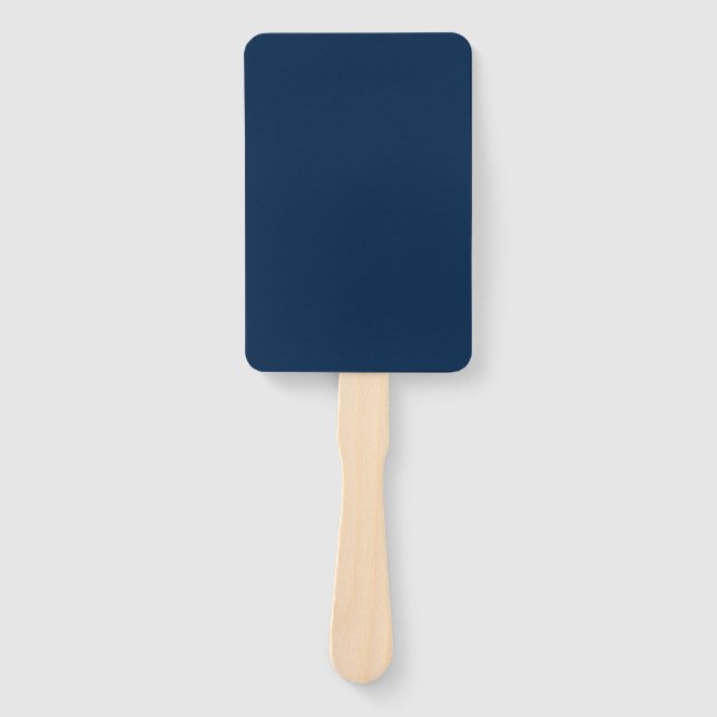 Custom Oxford Blue Paddle Fans - Bulk Set Fächer (Vorderseite)