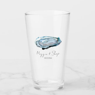 Custom Oyster Pint Glasses Glas