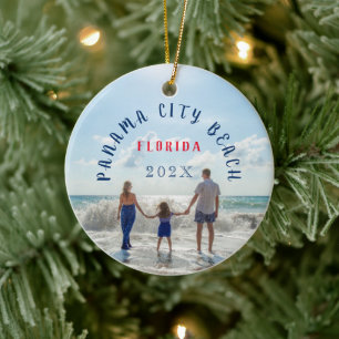 Custom Panama City Beach Florida Reisen Souvenir Keramik Ornament