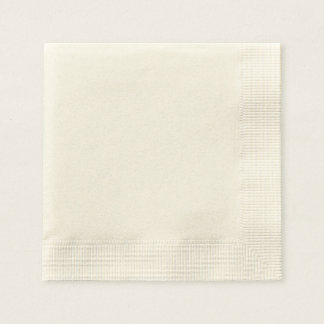 Custom Paper Napkin - Coined Ecru Serviette