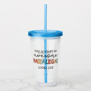 Custom Paralegal Phantastisch Legal Assistant Funn Acryltrinkbecher