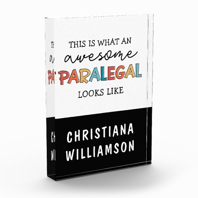 Custom Paralegal Phantastisch Legal Assistant Funn Fotoblock (Links)